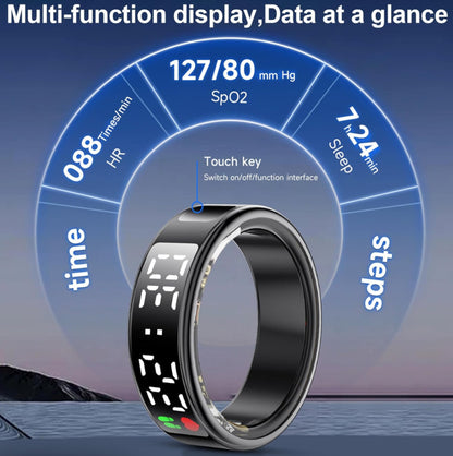 Smart Fitness Ring With Display